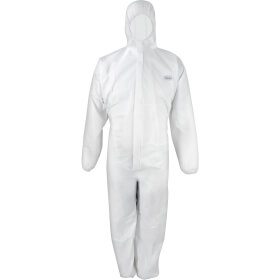 Schutzanzug Overall CoverStar Cool CS550 Schutztyp 5 + 6, CE - Kategorie III, weiß - blau