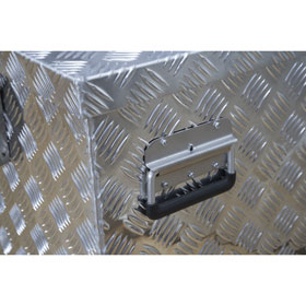 Alutec Riffelblechbox R 37, extra stabile Aluminium-Riffelblechbox mit 3mm Wandstrke