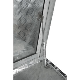 Alutec Riffelblechbox R 250, extra stabile Aluminium-Riffelblechbox mit 3mm Wandstärke