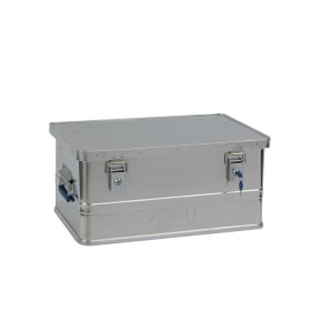 Alutec Aluminumbox B 47 incl. Zylinderschlsser, stabile Aluminiumbox mit Versteifungssicken zur Wand- und Eckenverstrkung,