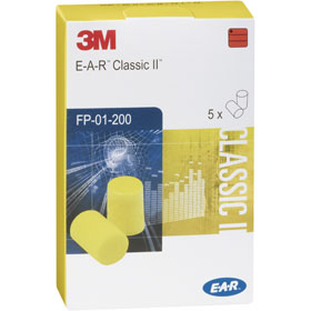 3M EAR Gehörschutzstöpsel Classic optimale Anpassung an die meisten Gehörgänge