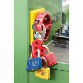 Sicherheitsschlsser ABUS Verriegelungshaspen 'Lockout Hasp 801 1 red',