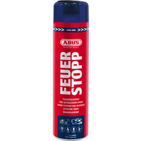 Abus Feuerlöschspray Feuerstopp AFS625 zur Bekämpfung von Entstehungsbränden im Haushalt und KFZ