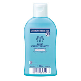 Händedesinfektion Sterillium classic pure, Händedesinfektionsmittel zum Einreiben, für empfindliche Haut geeignet, 