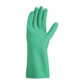 Texxor 2360 Chemikalienschutzhandschuh grün velourisierter Nitrilhandschuh