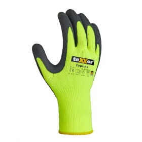Texxor 2270 Kälteschutzhandschuh gelb blau gute Griffigkeit durch Latex Beschichtung