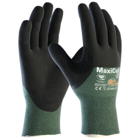 ATG 2482 Schnittschutzhandschuh MaxiCut Oil atmungsaktive Strickhandschuhe für Arbeiten unter öligen Bedingungen