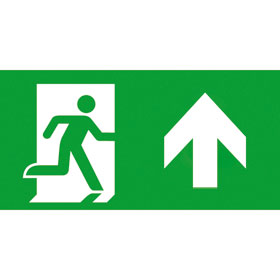CUBE - LUX Piktogramm Rettungsweg geradeaus Rettungsweg geradeaus