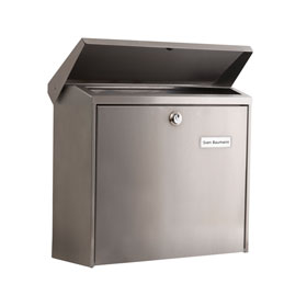 Burg Wächter Comfort 3913 Ni Edelstahl Briefkasten