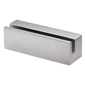 CLEAR Wandhalter aus Aluminium für Clear Fahnenschild, für 6 mm Materialstärke, 