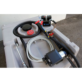 CEMO Schmierstoff Mobil Easy 200 Liter, mit Elektropumpe, flexibler Transport und Befüllung von Schmierstoffen,
