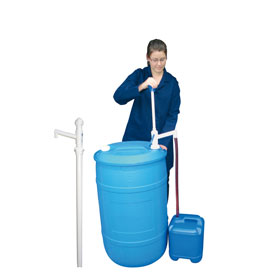 CEMO Handpumpe für Fässer, bis 220l, Polypropylen und Polyethylen,  lebensmittelecht, 