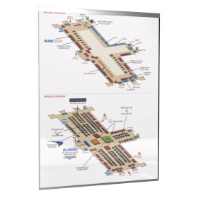 ClickFix Infotafel manipulationssicheres Schild aus Acryglas und Edelstahl