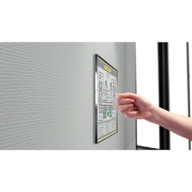 ClickFix Türschild manipulationssicheres Schild aus Acryglas und Edelstahl
