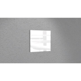 ClickFix Türschild manipulationssicheres Schild aus Acryglas und Edelstahl