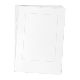 NEW AGE Papiereinlagen für Türschild NA5006 weiß 120g / m² Color copy