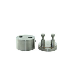 Edelstahlhalterung für Schilder hochwertiger Abstandshalter, Kopf flach,