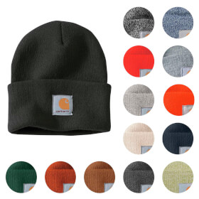 Carhartt Beanie Watch Hat Strickmtze Strickgewebe sorgt fr zustzliche Wrme und besseren Tragekomfort