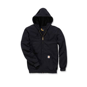 Carhartt Hooded Zip Front Sweatshirt Kapuzenjacke Farbe: schwarz