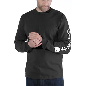 Carhartt Logo Long Sleeve Farbe: schwarz