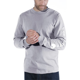 Carhartt Logo Long Sleeve Farbe: grau