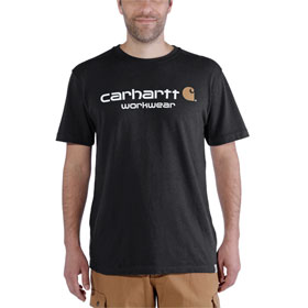 Carhartt Core Logo T-Shirt Farbe: schwarz