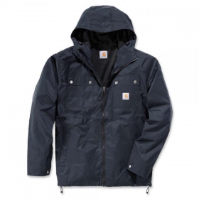 Carhartt Rockford Rain Defender Jacke schwarz wasserabweisend, mit 2 Brust - und Außentaschen