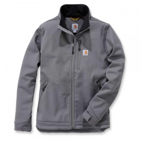 Carhartt Rain Defender Softshell - Jacke grau wasserabweisend, mit einer Innen - und 2 Außentaschen