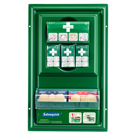 Cederroth Erste - Hilfe - Tafel Mini gefüllt mit Pflaster und Blutstiller