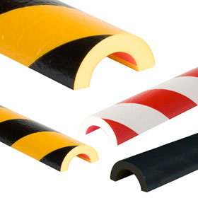 1 m Kantenschutz Schutzprofil selbstklebend schwarz gelb Typ A 