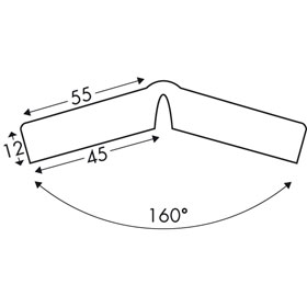 Knuffi Eckschutzprofil Typ H+ Flex selbstklebend, Länge: 1,0 m