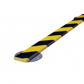 Knuffi Wallprotection Kit Typ F gelb/schwarz, zum Verschrauben, Lnge: 1,0 m