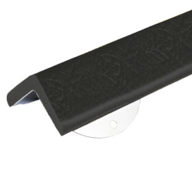 Knuffi Wallprotection Kit Typ H+ schwarz, zum Verschrauben, Lnge: 1,0 m