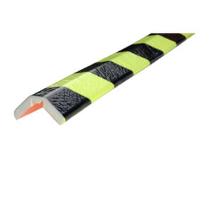 Knuffi SHG Warn- und Schutzprofil - Kantenschutz flexibler Winkel schwarz/neon