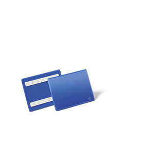 DURABLE Selbstklebende Etikettentasche mit zwei rckseitigen Permanent-Klebestreifen