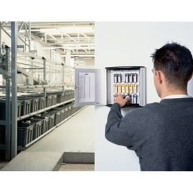 Durable KEY BOX 18 Schlüsselkasten mit Zylinderschloss und Vorrichtung