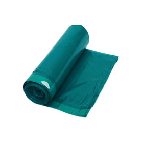 DEISS Abfallsack Typ 60 PREMIUM 120 l mit Zugband Farbe: blau, LDPE 34my