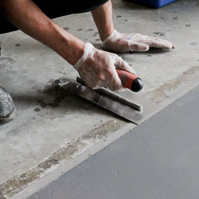 Bodenreparatur Betonreparatursystem, Fließspachtel,