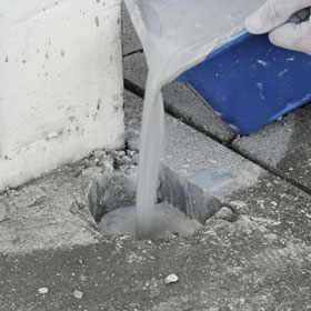 Bodenreparatur Betonreparatursystem, Fließspachtel,
