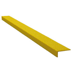 Antirutsch - Treppenkantenprofil GFK - Profil, Rutschhemmung Medium (46er Körnung, 3, 8 mm stark),  