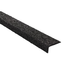 Antirutsch - Treppenkantenprofil GFK - Profil, Rutschhemmung Extra Stark (12er Krnung, 4, 2 mm stark),  