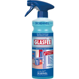 Reinigungsmittel Oberflächenreinigung GLASFEE Reiniger für Glas, Spiegel und alle wasserfesten Oberflächen, 