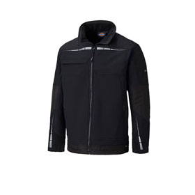 Dickies Workwear Dickies Pro Softshell - Jacke schwarz hochwertige und strapazierfähige Arbeitsjacke mit Reflexelementen