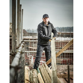 Dickies Workwear Dickies Pro Softshell-Jacke schwarz hochwertige und strapazierfähige Arbeitsjacke mit Reflexelementen