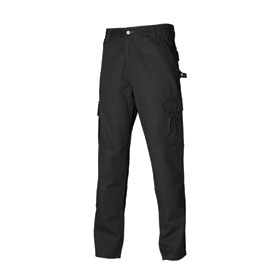 Dickies Workwear Industry 300 Bundhose schwarz strapazierfähige Arbeitshose mit elastischem Bündchen