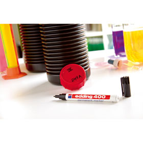 Edding 400 permanent marker mit Rundspitze, permanente und wasserfeste Tinte,