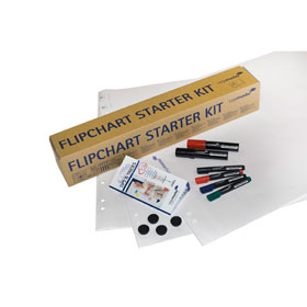 Legamaster Flipchart Zubehrset, Papierblcke, Prsentationsmarker und Magneten