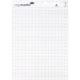 Legamaster Flipchart Papier, Block mit 20 Blatt, leichtes Abreien mglich, 