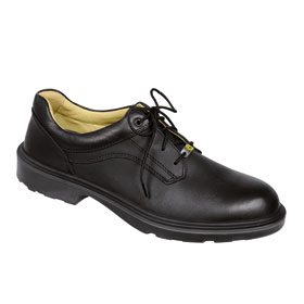 Sicherheitsschuh Fußschutz S2 ADVISER Low ESD S2 Halbschuh schwarz