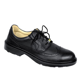 Sicherheitsschuhe Fußschutz ESD S2 ELTEN OFFICER Halbschuh, schwarz,  ESD - fähige Brandsohle, 